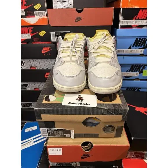 Nike Off-White x Dunk Low Lot 05 of 50 OG all W Zip Tie And display picture 1